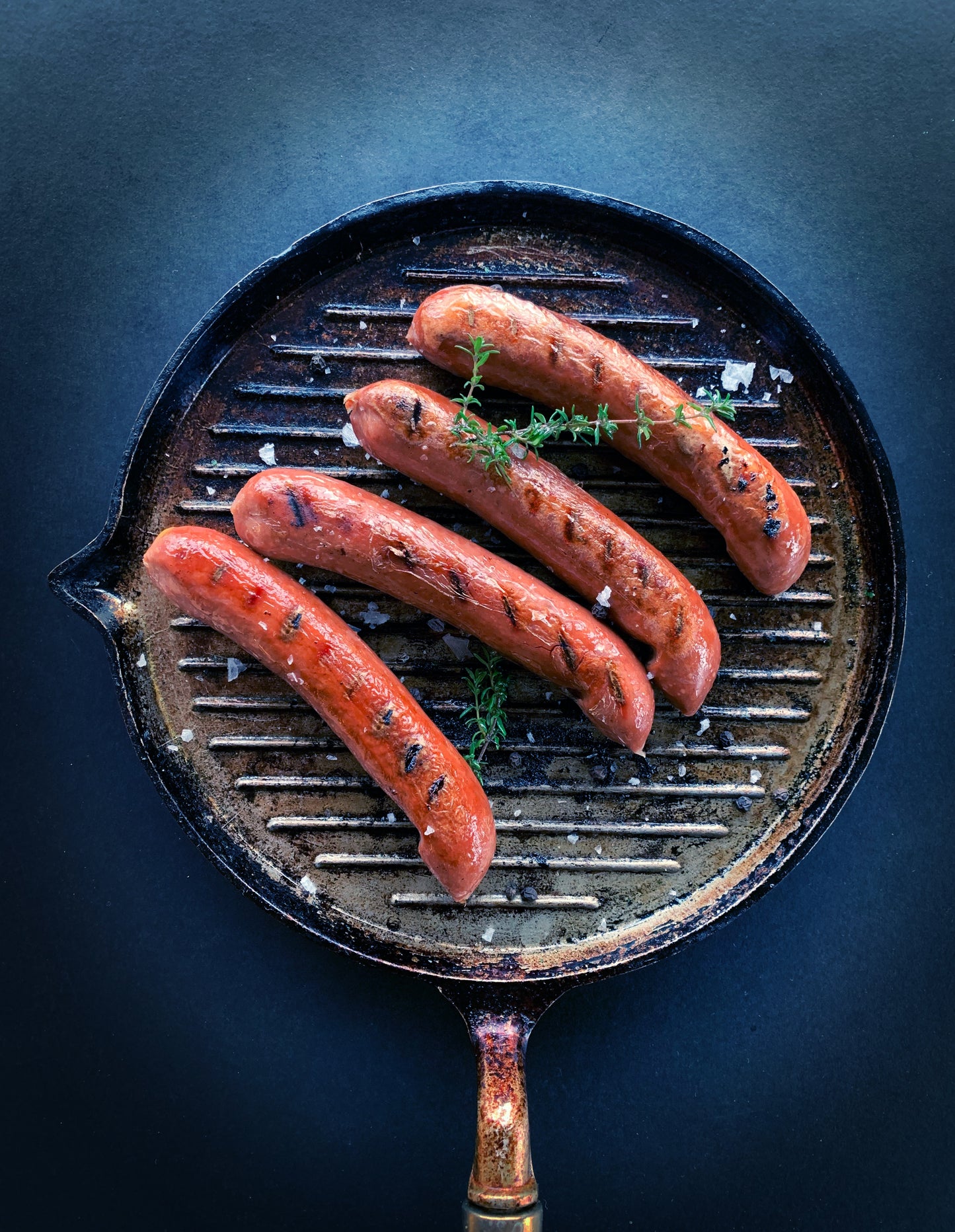 Frankfurter gegrillt